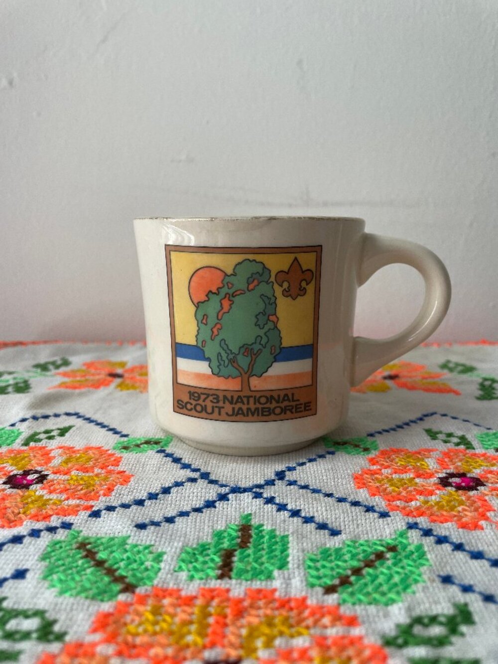 Vintage Boy Scouts 1973 Jamboree cup!
